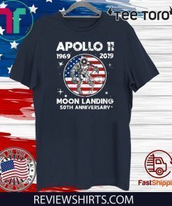 Apollo 11 Moon Landing 50th Anniversary NASA Tee Shirt
