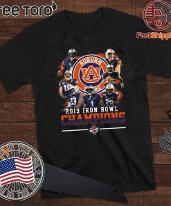 Offcial Auburn Tigers 2019 Iron Bowl Champions T-Shirt