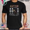 Autism it not disability it's a different ability Tee Shirt