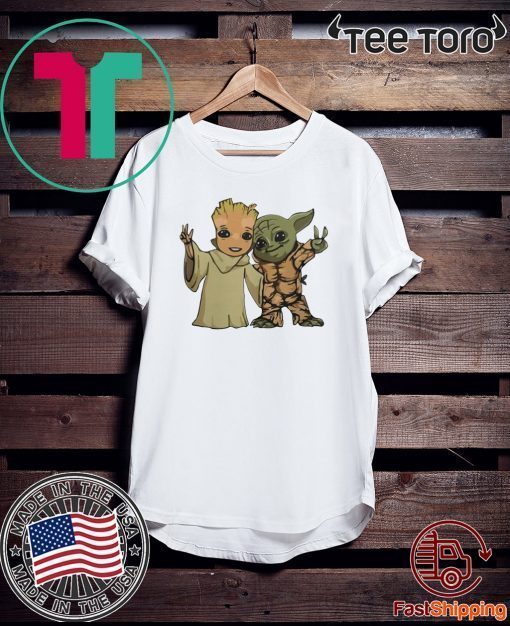 Baby Groot And Baby Yoda Friends 2020 T-Shirt