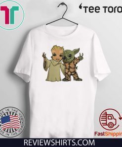 Baby Groot And Baby Yoda Friends 2020 T-Shirt