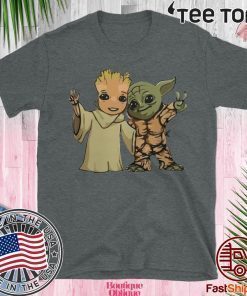 Baby Groot And Baby Yoda Friends 2020 T-Shirt