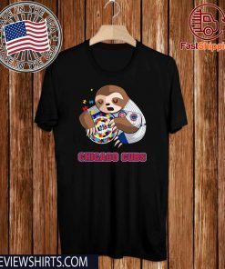 Baby Sloth Hug Chicago Cubs Autism T Shirt