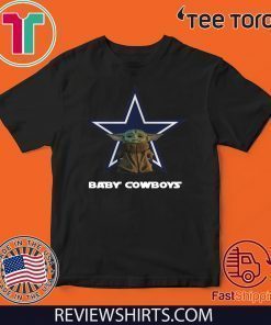 Offcial Baby Yoda Baby Cowboys T-Shirt