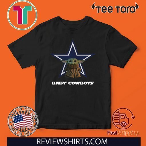 Offcial Baby Yoda Baby Cowboys T-Shirt