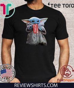 Baby Yoda Drink Coca Cola Tee Shirt