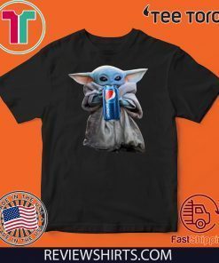 Offcial Baby Yoda Drink Pepsi T-Shirt