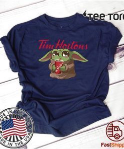 Baby Yoda Drink Tim Hortons Tee Shirt