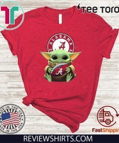 Baby Yoda Hug Alabama Logo Classic T-Shirt