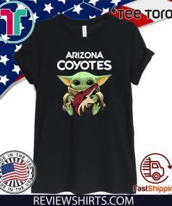 Baby Yoda Hug Arizona Coyotes Limited Edition T-Shirt