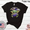 Baby Yoda Hug Baltimore Ravens Tee Shirt