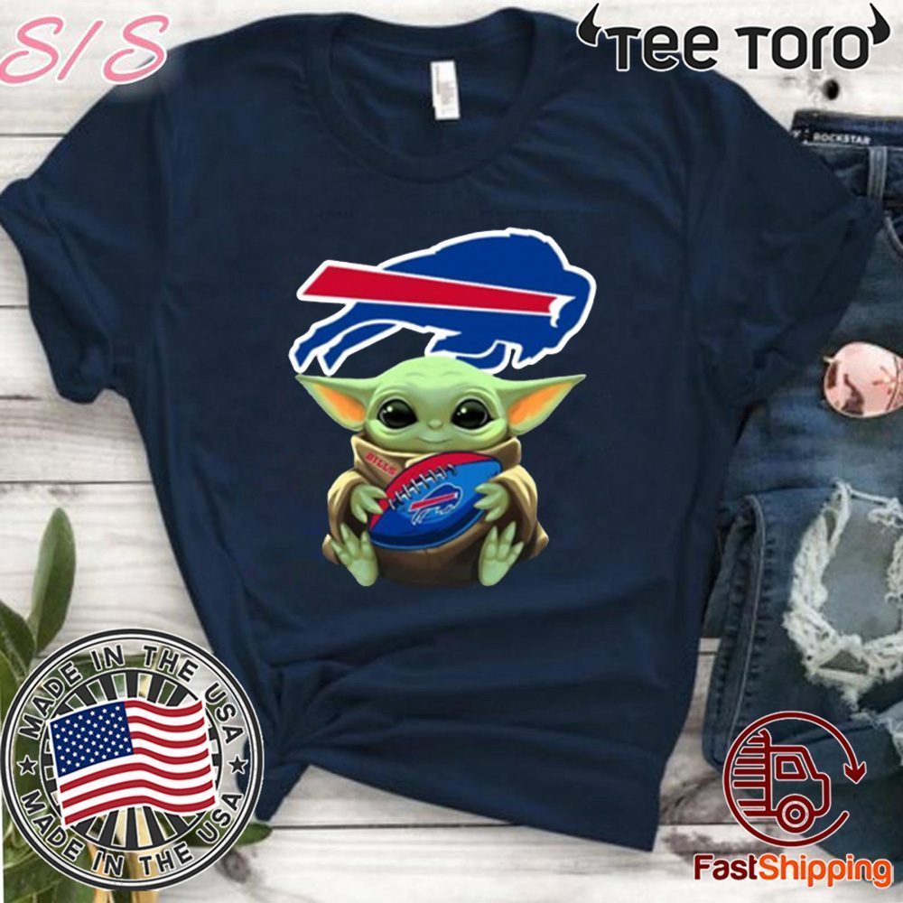 Baby Yoda Hug Buffalo Bills 2020 T-Shirt