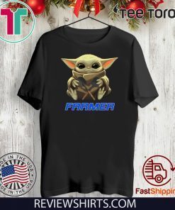 Baby Yoda Hug Farmer 2020 T-Shirt