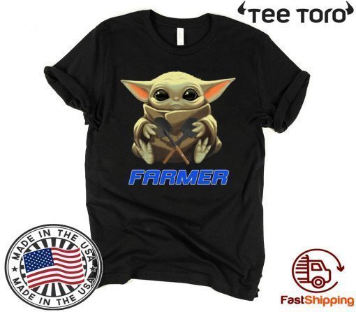 Baby Yoda Hug Farmer 2020 T-Shirt