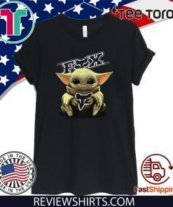 Baby Yoda Hug Fox Racing Unisex T-Shirt