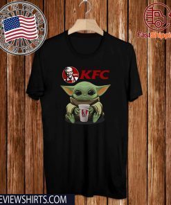 Baby Yoda Hug KFC Offcial T-Shirt