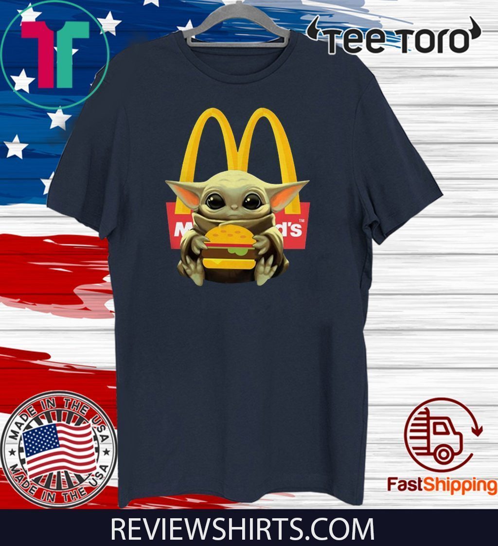 Baby Yoda Hug McDonald’s Offcial T-Shirt