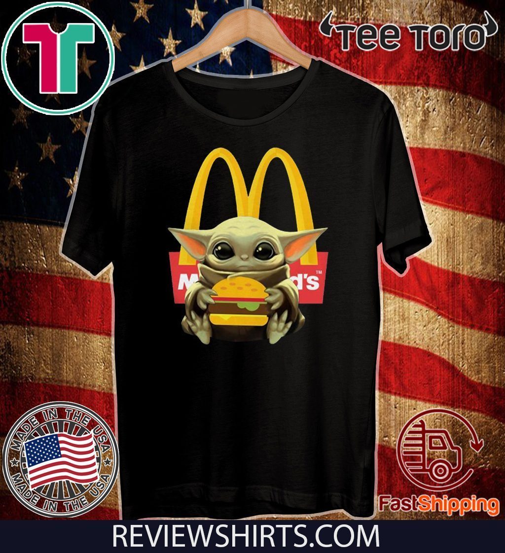 Baby Yoda Hug McDonald’s Offcial T-Shirt