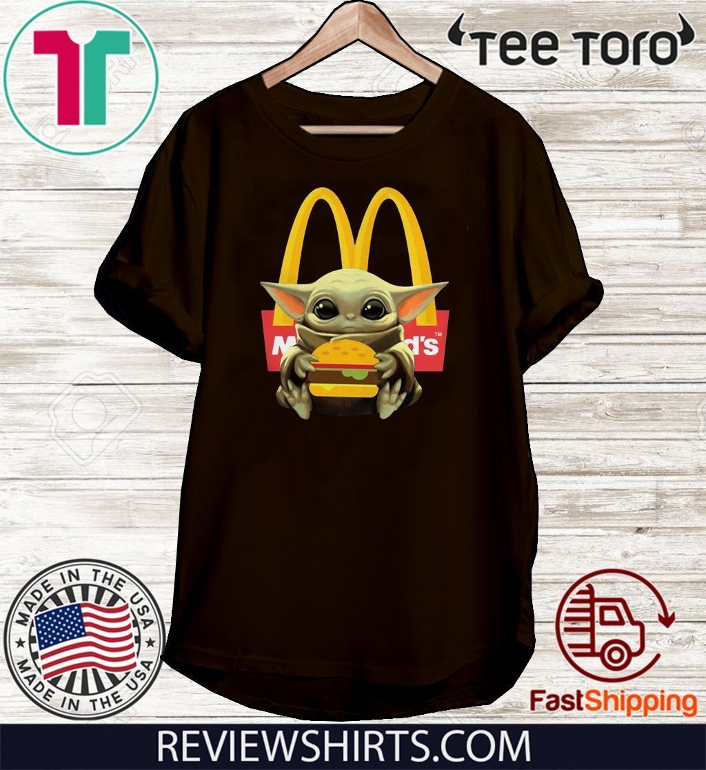Baby Yoda Hug McDonald’s Offcial T-Shirt