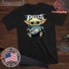 Baby Yoda Hug Philadelphia Eagles Limited Edition T-Shirt