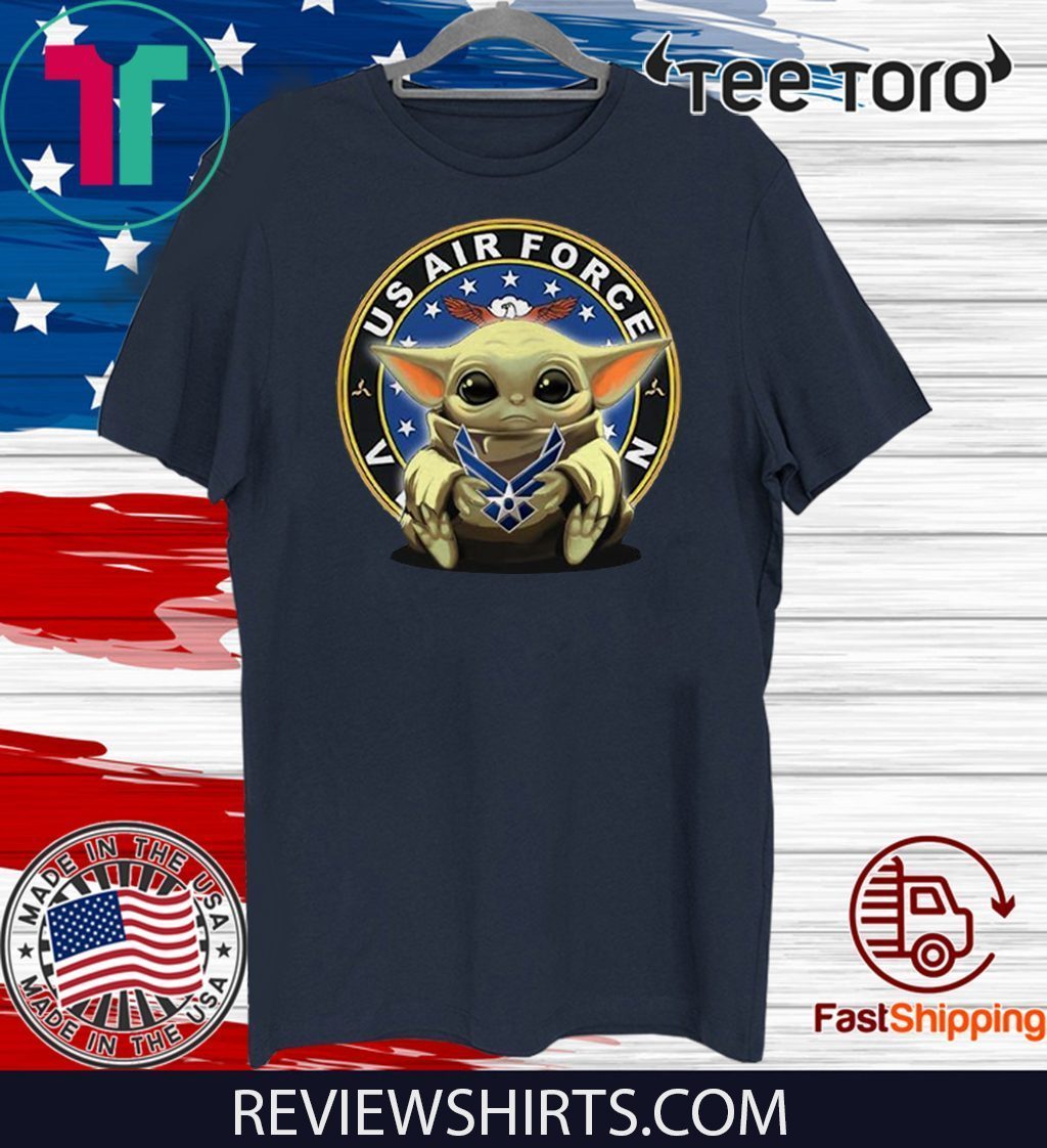 Baby Yoda Hug Us Air Force Offcial T-Shirt