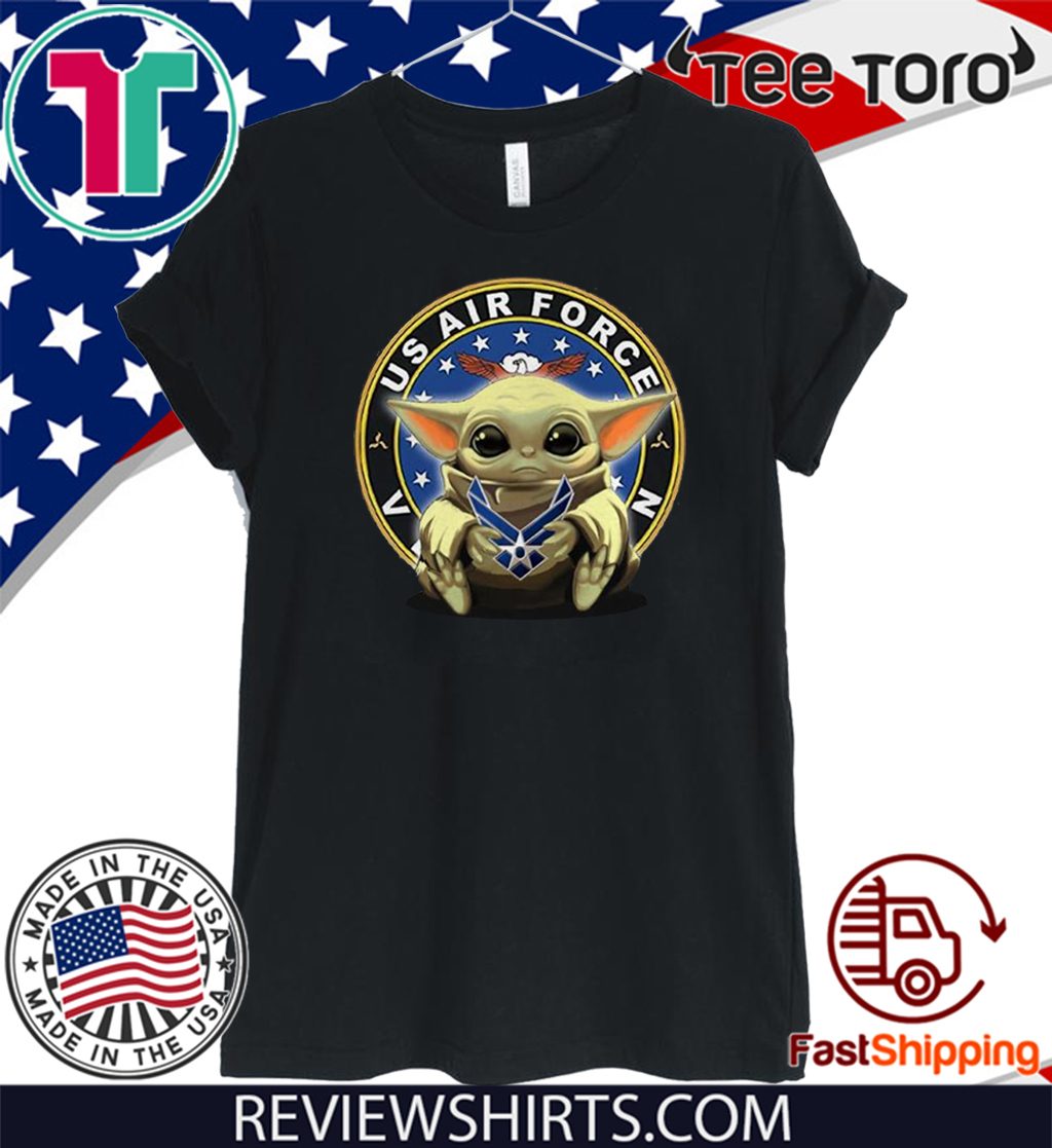 Baby Yoda Hug Us Air Force Offcial T-Shirt