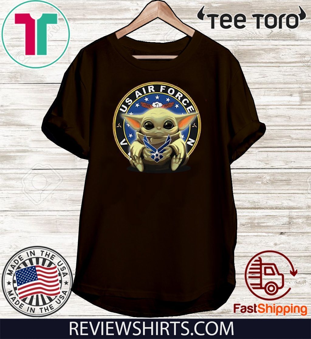 Baby Yoda Hug Us Air Force Offcial T-Shirt