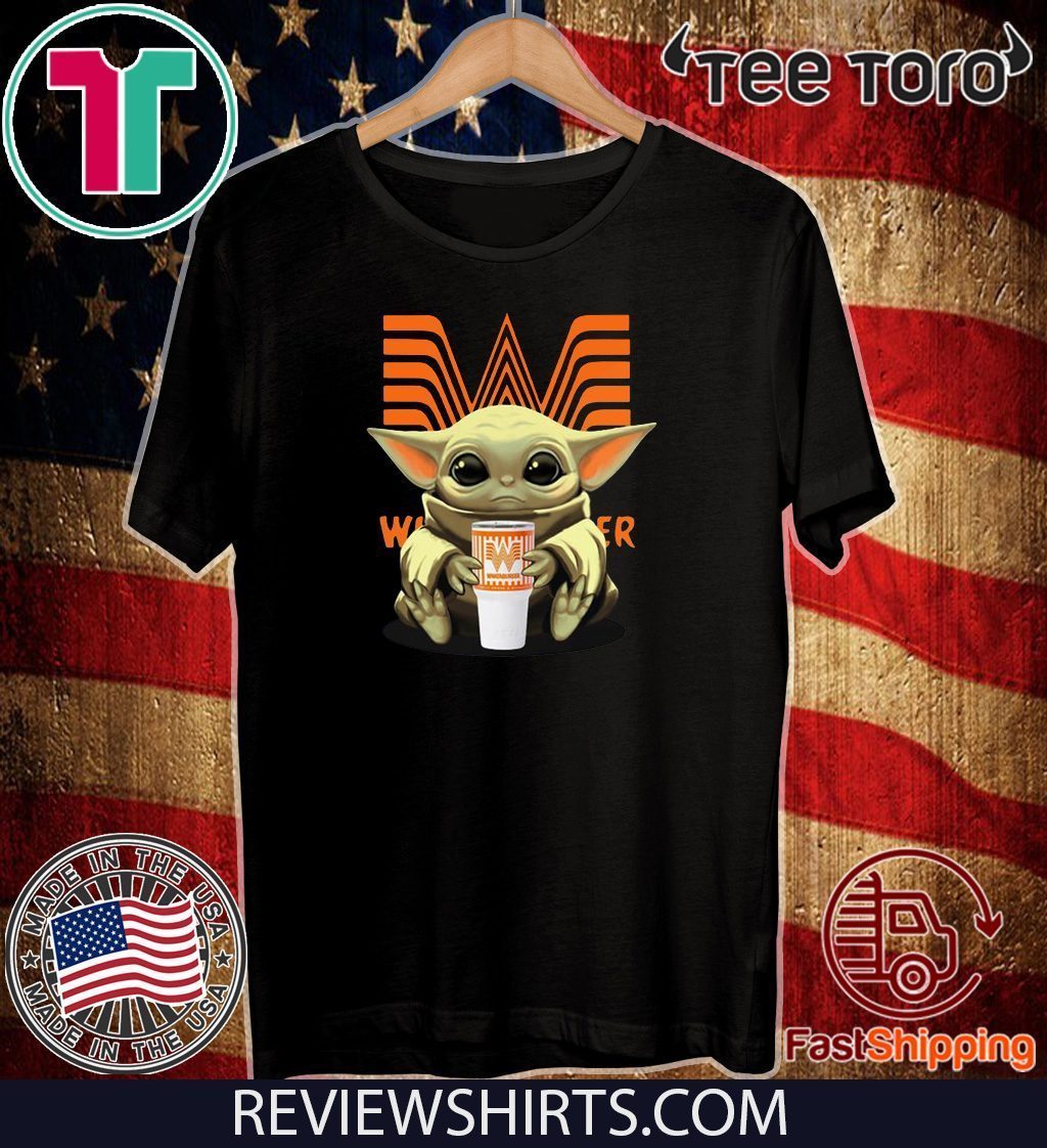 Baby Yoda Hug Whataburger For T Shirt