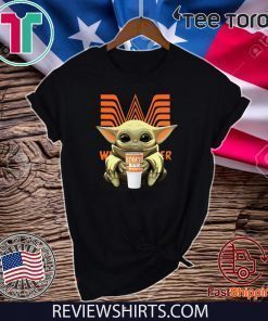 Baby Yoda Hug Whataburger For T Shirt