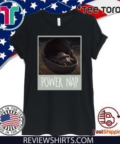 Baby Yoda Mandalorian Power Nap Shirt T-Shirt