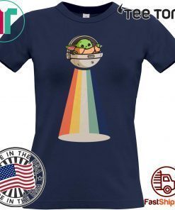 Baby Yoda UFO vintage Offcial T-Shirt