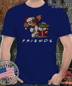 Baby Yoda and Baby Gizmo Santa Friends Christmas 2020 T-Shirt