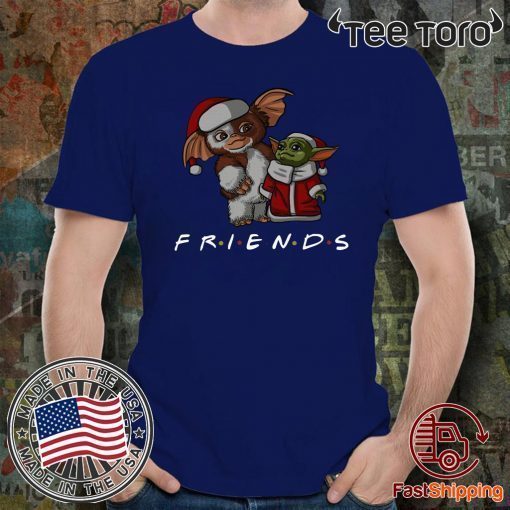 Baby Yoda and Baby Gizmo Santa Friends Christmas 2020 T-Shirt