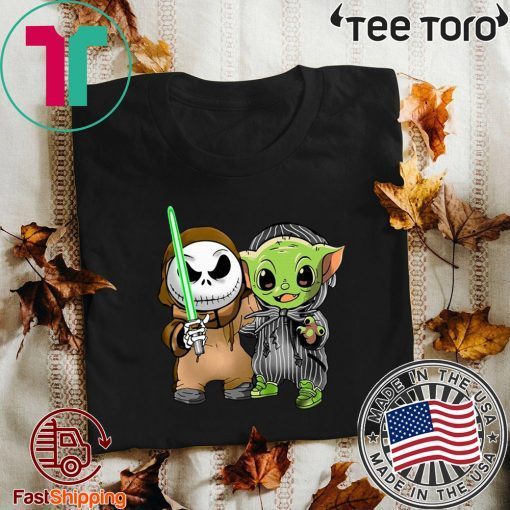 Baby Yoda and Jack Skellington Offcial T-Shirt