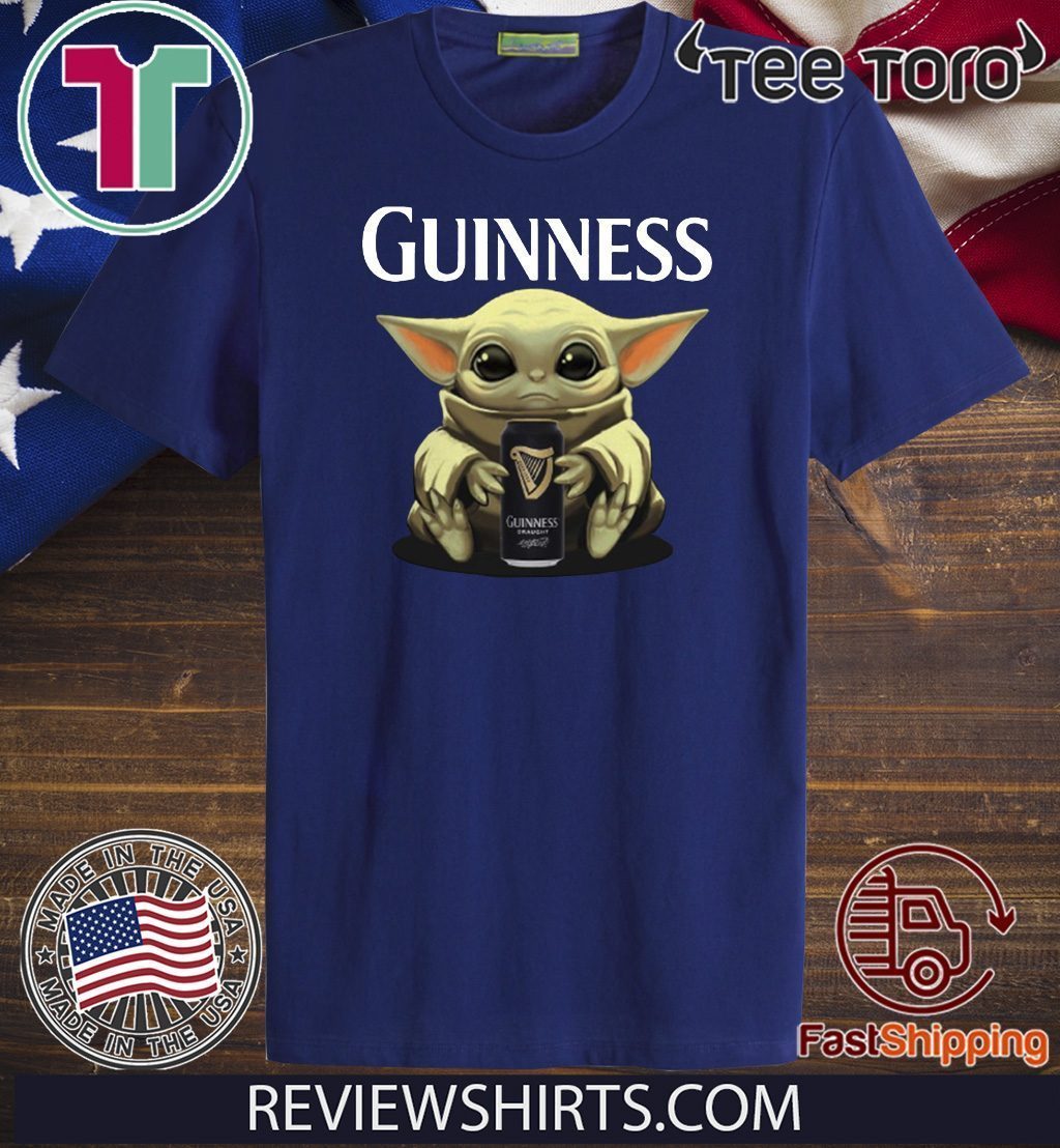 Baby Yoda hug Guinness beer Shirts
