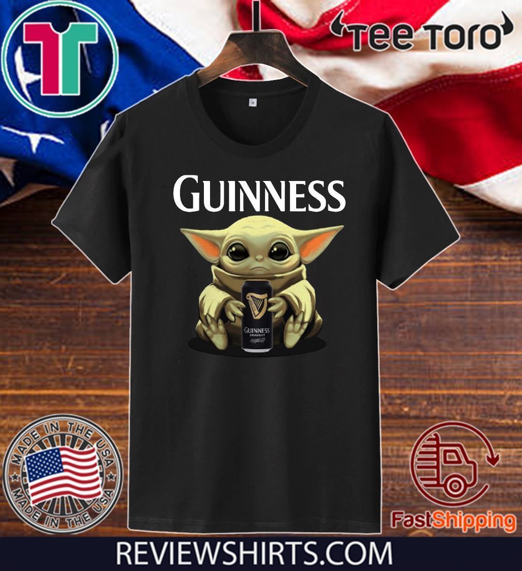 Baby Yoda hug Guinness beer Shirts