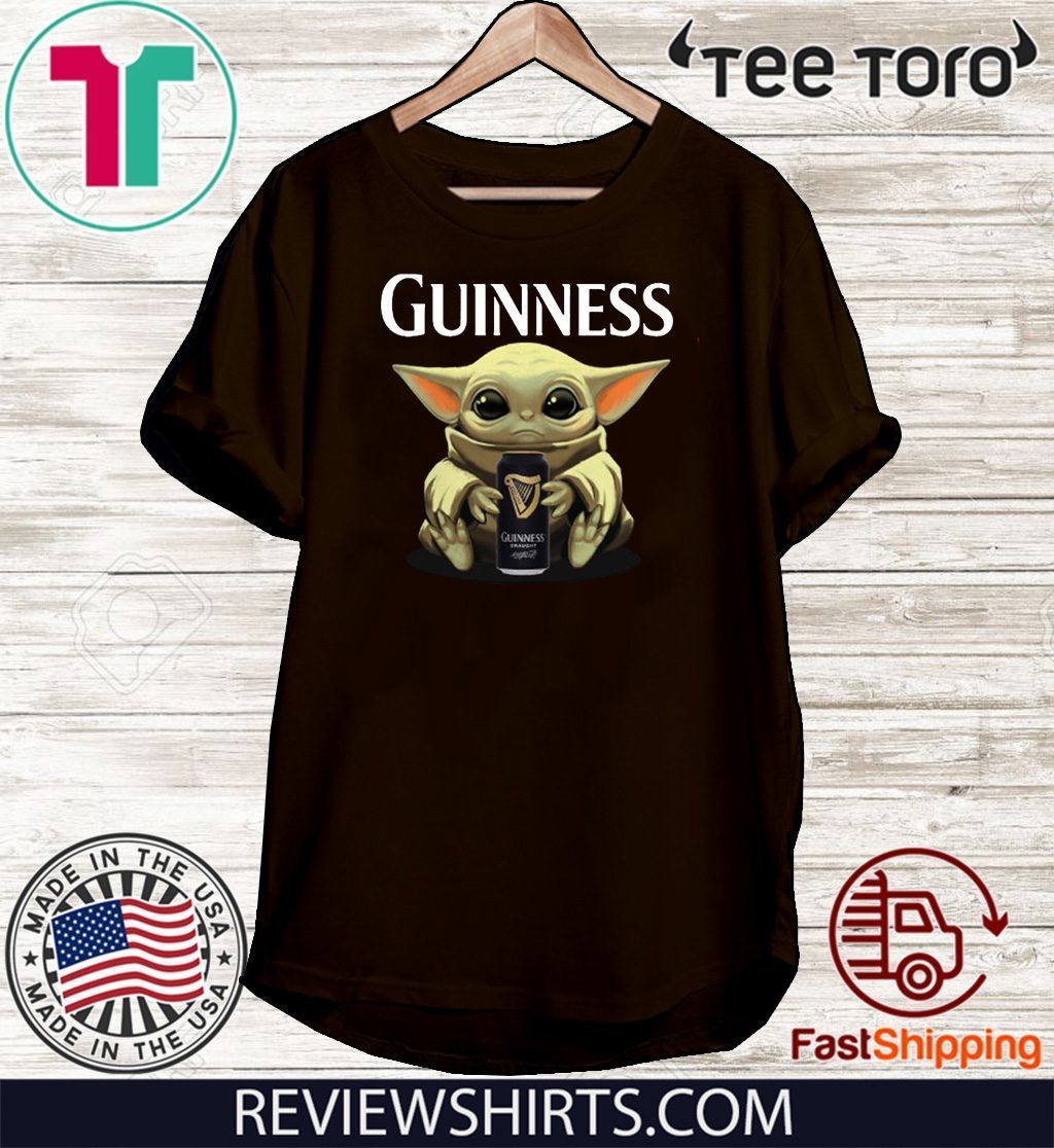Baby Yoda hug Guinness beer Shirts