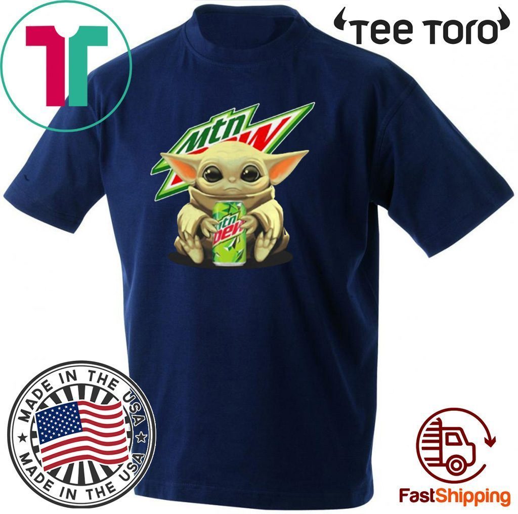 baby yoda mt dew shirt