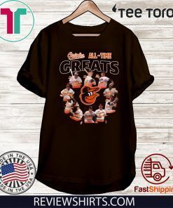 Baltimore Orioles all time great players signatures 2020 T-Shirt