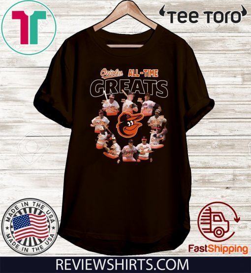 Baltimore Orioles all time great players signatures 2020 T-Shirt