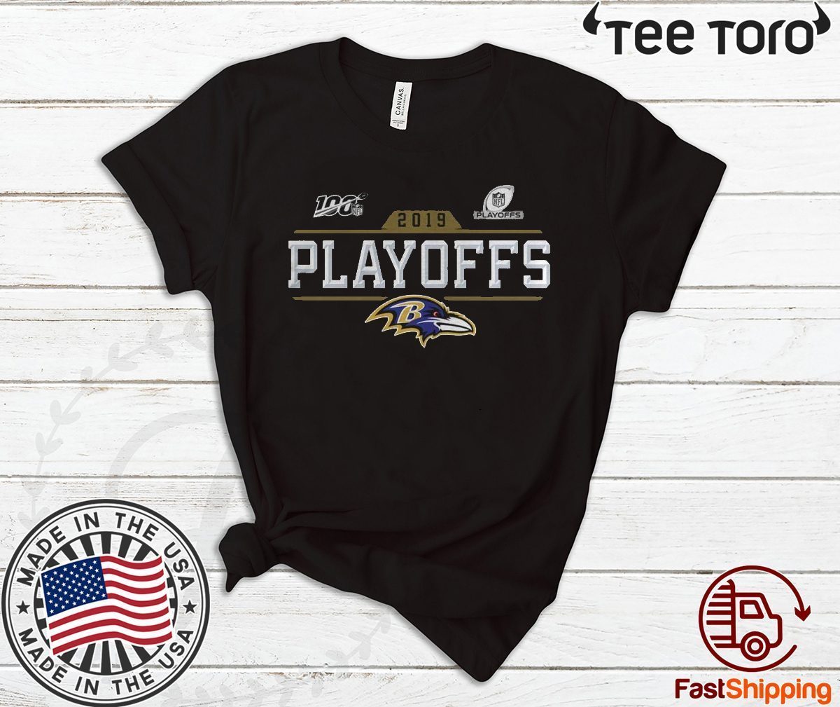 Baltimore Ravens 2019 Nfl Playoffs Limited Edition T-Shirt