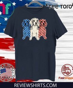 Beagle Dog Flag T-shirt Gift On 4th July T-Shirt