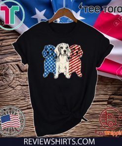 Beagle Dog Flag T-shirt Gift On 4th July T-Shirt