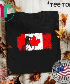 Canada Flag Ice Hockey Player Costume Canadian Shirt T-Shirt