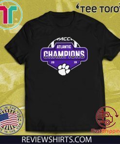 Offcial Clemson Acc Atlantic Champions Classic T-Shirt