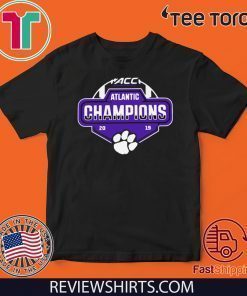 Offcial Clemson Acc Atlantic Champions Classic T-Shirt