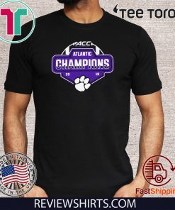Offcial Clemson Acc Atlantic Champions Classic T-Shirt
