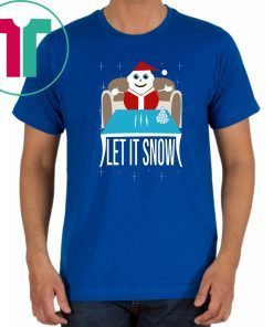 Cocaine Santa Let It Snow TShirt