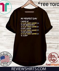 Original Gamer Perfect Day Video Game Console T-Shirt