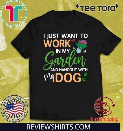 Gardening Dog Lover Gardener Garden Pet tee shirts